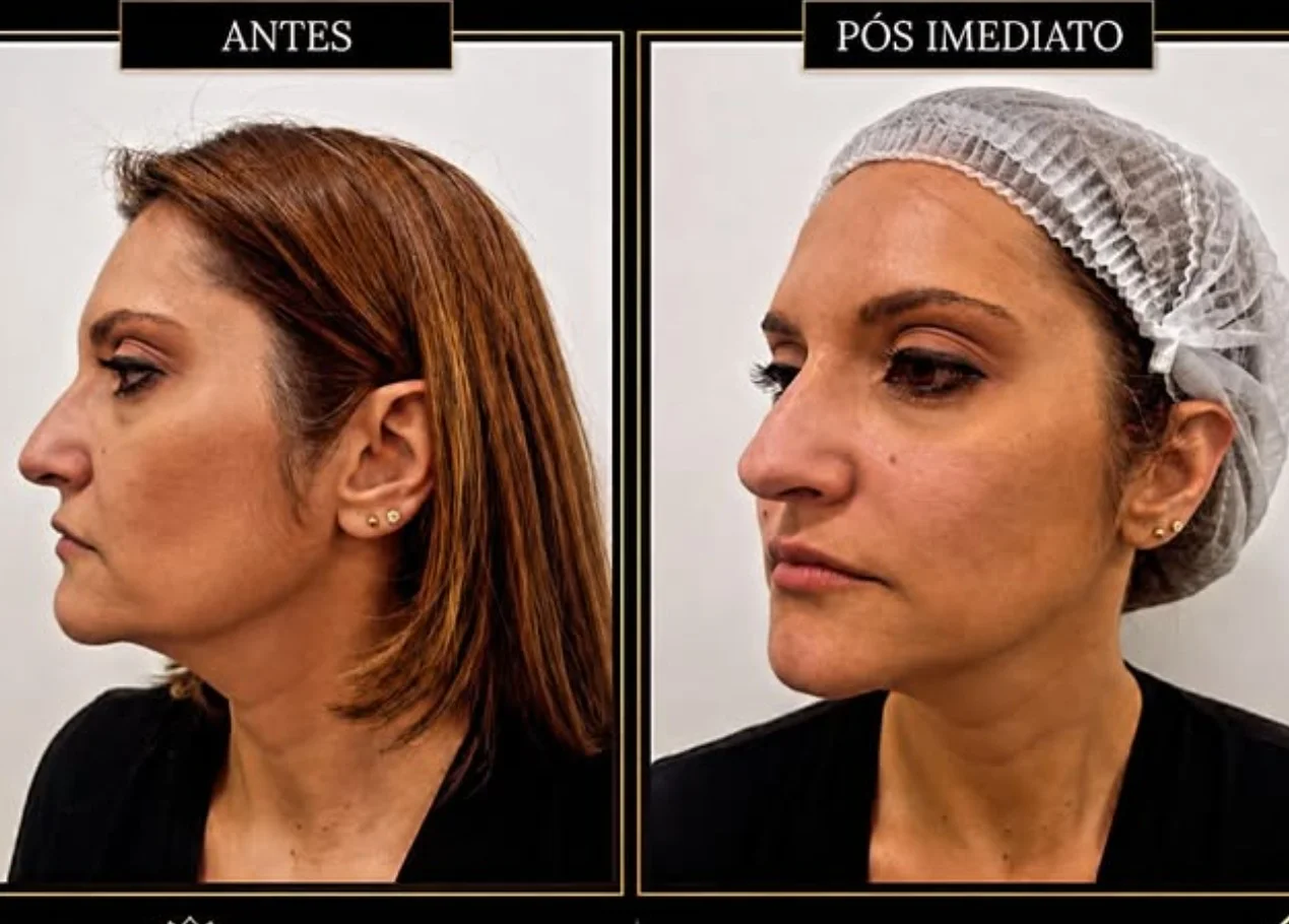 Antes e depois — caso 4